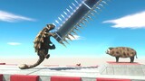 Giant Saw Challenge - Animal Revolt Battle Simulator