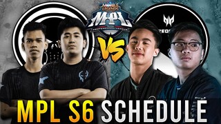 NXP SOLID VS EXECRATION? | MPL S6 SCHEDULE | MLBB