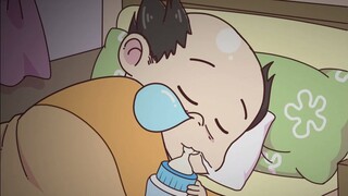 I slept with a bottle in my mouth, and my teeth were all broken.