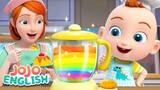 Let's Make Pudding | Learn English | Nursery Rhymes & Kids Songs | JoJo English - Family Playroom