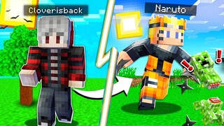 Minecraft but ကျွန်‌တော် Naruto ဖြစ်ပါတယ်!!!