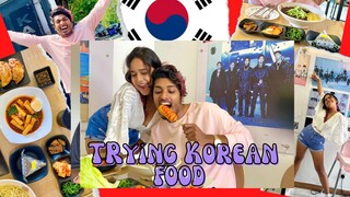 Trying Korean food in Sri Lanka🇱🇰 (සිංහල vlog)