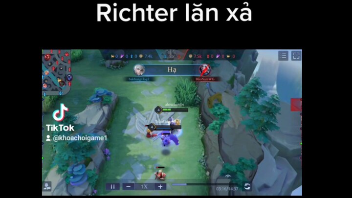 mình cầm Richter từ sp thành đấu sĩ:))