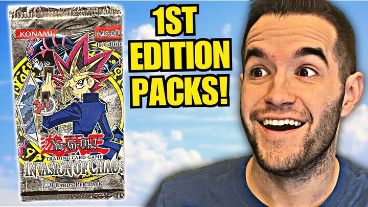 Opening VINTAGE 1st Edition Yugioh Packs! (Thanksgiving Special)