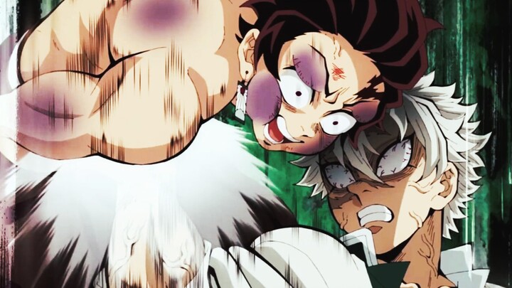 It turns out that Tanjiro's strength has reached the level of a pillar. He caught the wind pillar's 