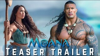 Moana: The Movie | Teaser Trailer (2024) - Dwayne Johnson - Disney+ Concept