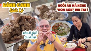 Color Man và bà xã ăn thử quán BÁNH CANH "hồi hộp" tuy ĐƠN GIẢN nhưng gây "SÁT THƯƠNG CAO" ở quốc lộ