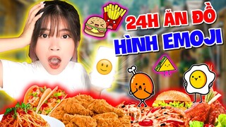 24H ĂN ĐỒ ĂN THEO EMOJI TOÀN MÓN ĂN VẶT SIÊU ĐỈNH | SUNNY TRƯƠNG