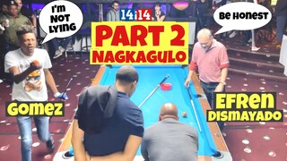 PART 2 REMATCH NAGKAGULO | EFREN REYES LABAN SA KING OF MONEY GAME NG DOMINICAN REPUBLIC REYES GOMEZ