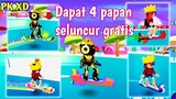 Dapat 4 papan seluncur gratis dari PK XD Update Musim Salju atau Event Natal