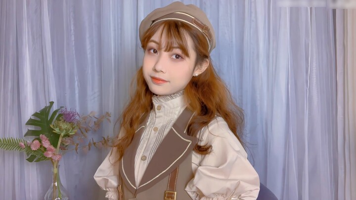 [空台] Are big breasts discouraged by the Kyoto purple style lolita skirt? A 3-year-old lolita girl's 