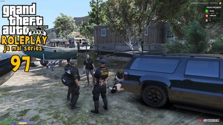 PATROLI AREA KERJA, ADA YANG TENGGELAM !!! - GTA 5 ROLEPLAY SI JAMAL (97)