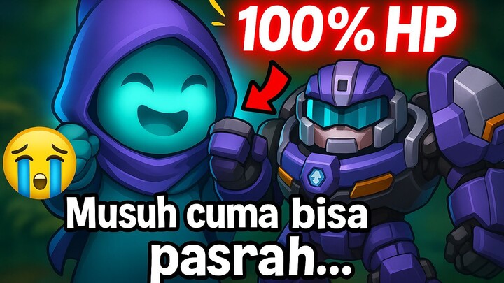 PERFECT TANPA DAMAGE! Gogo Ngamuk Auto Win 😂🔥 | Meme Magic Chess Terlucu!