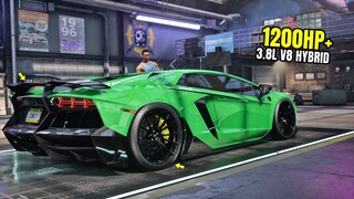 Need for Speed Heat Gameplay - 1200HP+ HYBRID LAMBORGHINI AVENTADOR S Customization | Max Build