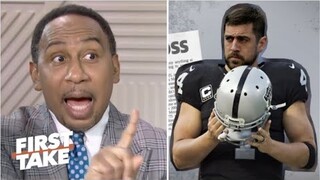 FIRST TAKE | Stephen A. breaks Should the Packers consider trading Aaron Rodgers for Derek Carr?