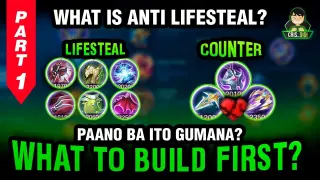 HOW TO COUNTER? ANTI LIFESTEAL AND REGEN ITEMS MOBILE LEGENDS | TIPS AND GUIDES | CRIS DIGI