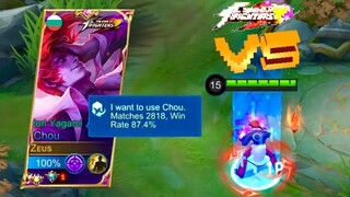 TOP 1 GLOBAL CHOU SEASON 25 ROTATION | CHOU GAMEPLAY