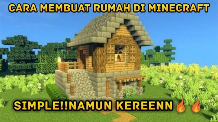 Cara Membangun Rumah Simple!! Namun Kereenn🔥🔥 Untuk Bertahan Hidup di Minecraft🏡