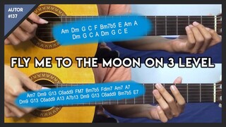 TUTORIAL GITAR FLY ME TO THE MOON 3 LEVEL