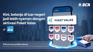 Poket Valas di myBCA: 1 Rekening dengan 8 Mata Uang Asing