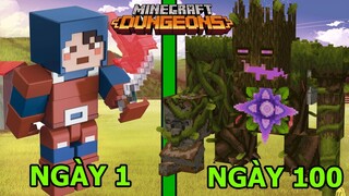 100 Ngày SINH TỒN DƯỚI ĐỊA NGỤC Đánh Boss MAGMA CUBE Mới Minecraft DUNGEON TOP GAME THÀNH EJ