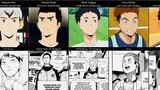Haikyuu Characters Before and After Timeskip Comparison