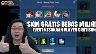 EVENT SKIN GRATIS BEBAS MILIH KESUKAAN PLAYER GRATISAN + SESI 2 ASPIRANTS UNITE! MOBILE LEGENDS