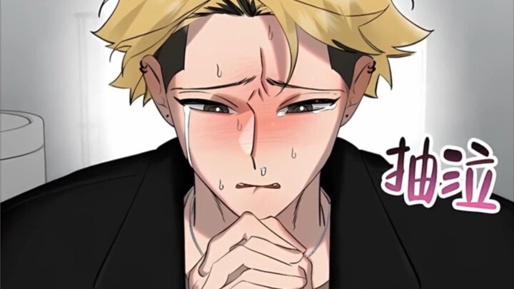 In order to save his life, the male protagonist took the big boss's straw...