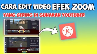 cara edit video efek zoom Seperti youtuber gaming di kinemaster