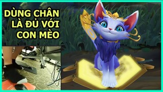 Game thủ dùng chân là đủ chơi mèo Yuumi rồi, Faker nói gì khi máy tính đột nhiên treo