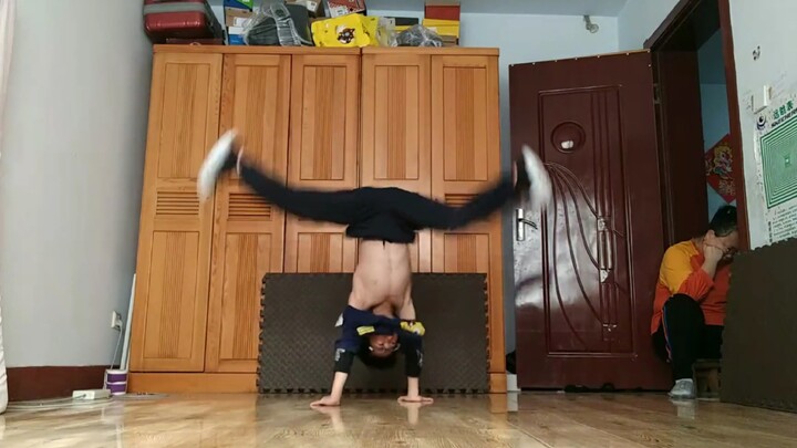 Driven by passion, this young dancer nails an insane street dance combo!