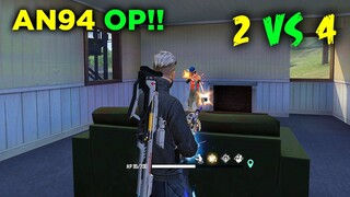 AN94 MOST POWERFUL GUN FOR DUO VS SQUAD GAMEPLAY - GARENA FREE FIRE- TOTAL GAMING