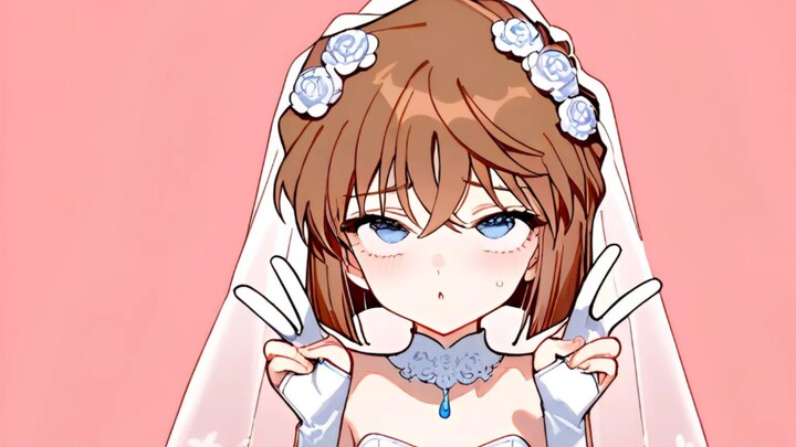 عندما ترتدي آي جان فستان الزفاف الجميل