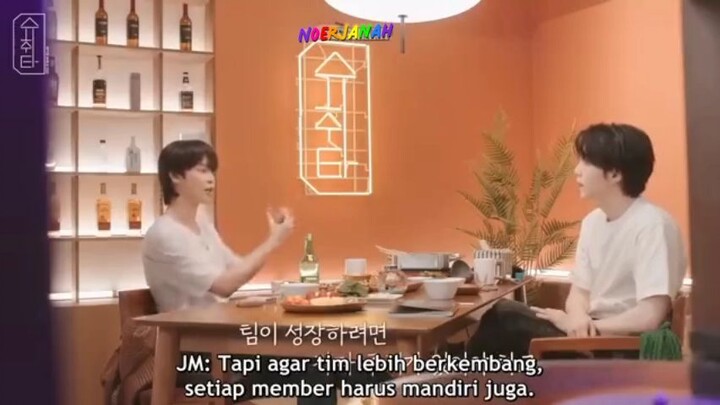 INDO SUB   SUCHWITA  EP.7 SUGA with JIMIN - BTS (방타소년단)