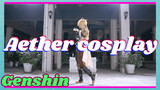 Genshin Aether cosplay