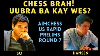 SIKAT NA STREAMER! PAPALAG KAYA? Aimchess US Rapid CCT 2021 Wesley So vs Eric Hansen R7