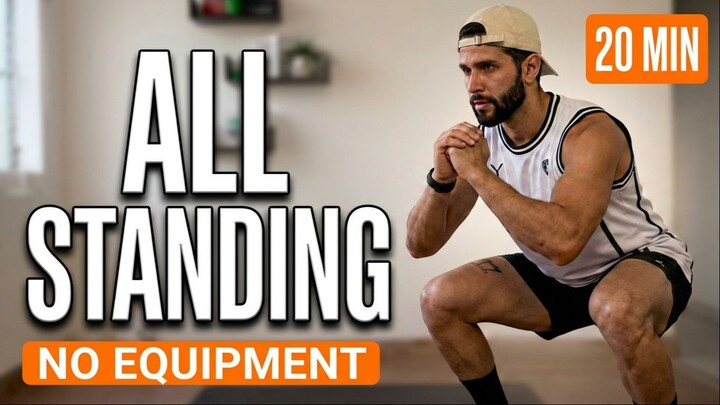 20 MIN THIGH WORKOUT AT HOME | All Standing, No Equipment