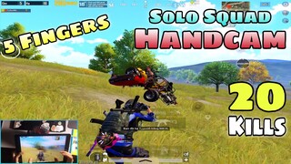 iPad Gen 6 Solo Squad HANDCAM 5 Ngón | Còn Đủ Hiệu Quả Trong Năm 2021 ? | Bong Bong TV [PUBG Mobile]