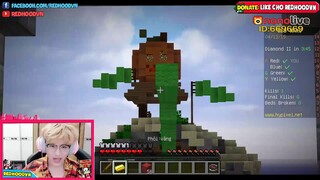 REDHOOD STREAM PVP BEDWAR SIÊU ĐỈNH TẬP 23 | STEVE XEM LIVE STREAM CỦA REDHOOD