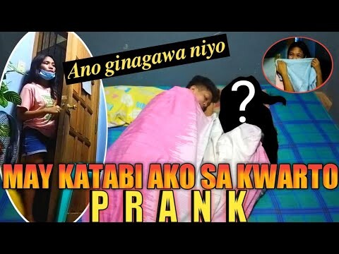 MAY KATABI AKO MATULOG PRANK (May umiyak 😂)