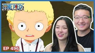 SABO'S BACKSTORY WITHIN A BACKSTORY! 👀🤯 | One Piece Episode 496 Couples Reaction & Discussion