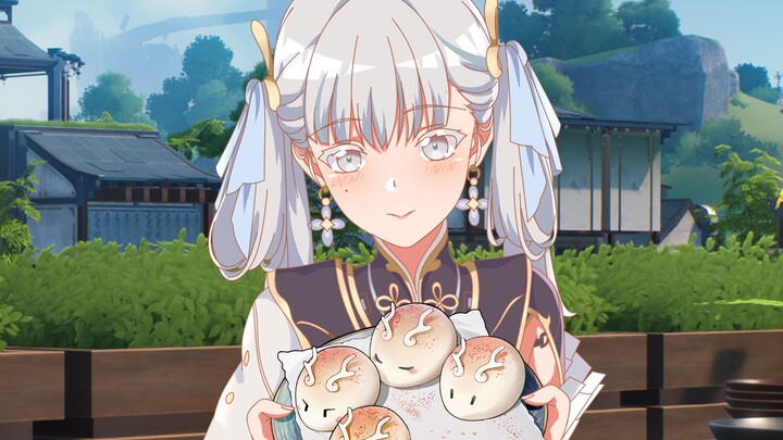 【鸣潮二创动画】漂泊者，今汐的小龙包好吃吗。【潮女版】