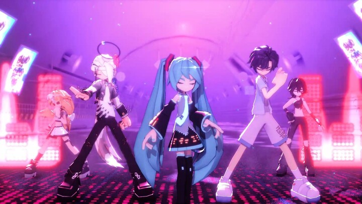 【凹凸世界MMD/自设+初音】“将那永无止境的梦描绘吧！”| 《Beyond the way》