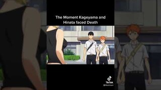 Hinata and Kageyama facing Death [Haikyuu funny moment]