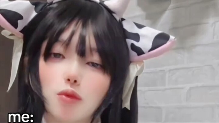 Cow femboy asking for kiss💋