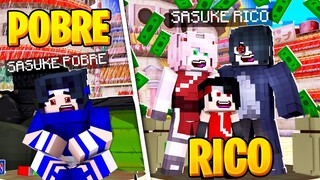 RICO VS POBRE DO SASUKE no Minecraft!