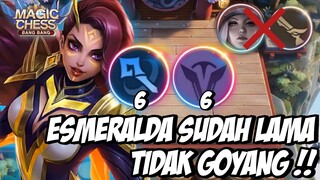HYPER ESMERALDA 6 MAGE 6 SUPERHERO BISA COUNTER FREYA GUNNER ! MAGIC CHESS MOBILE LEGENDS