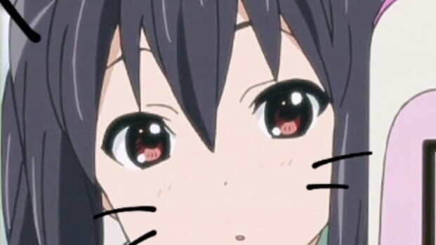 "Gadis yang terdengar ringan" menangkap seekor kucing Azusa~~~~