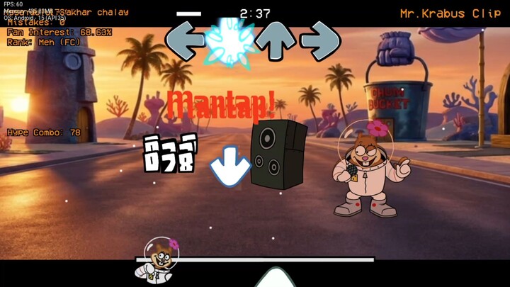 Ngga Dulu Cover SpongeBob & Sandy (FNF Mod) Android