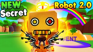 🤖I got New Secret Pet Robot 2.0 in Roblox Bubble Gum Simulator